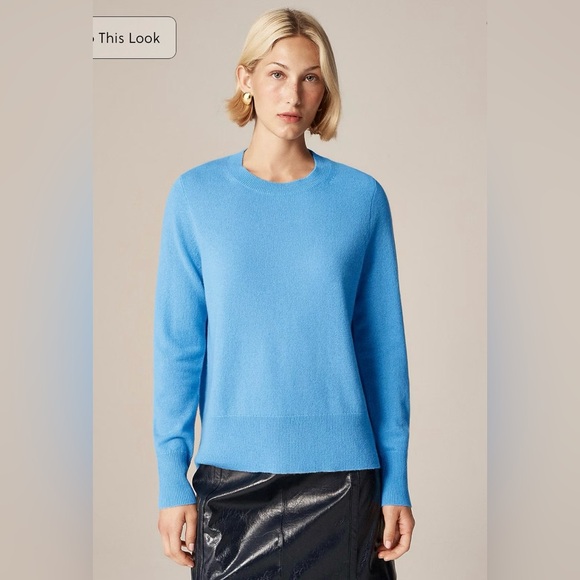 J. Crew Sweaters - J.Crew Women’s 100% Cashmere Classic Fit Crewneck Sweater Size S in Light Blue